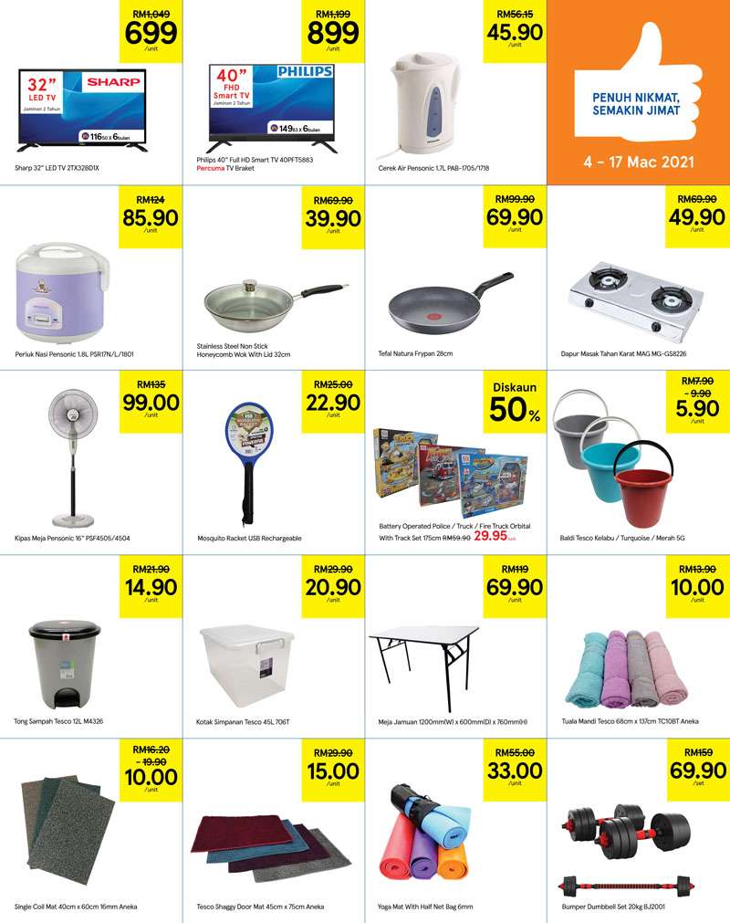 Tesco Malaysia Weekly Catalogue (4 March 2021- 17 March 2021)