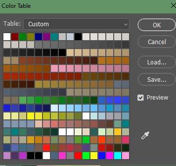 Color table