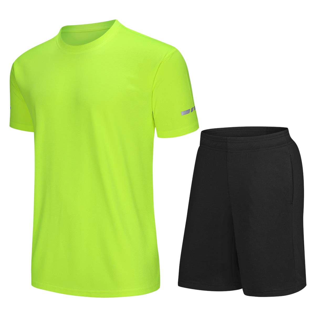 Summer children's short-sleeved quick-drying T-shirt suit sportswear suit men and women with the same style of sports running a set of quick-drying clothes