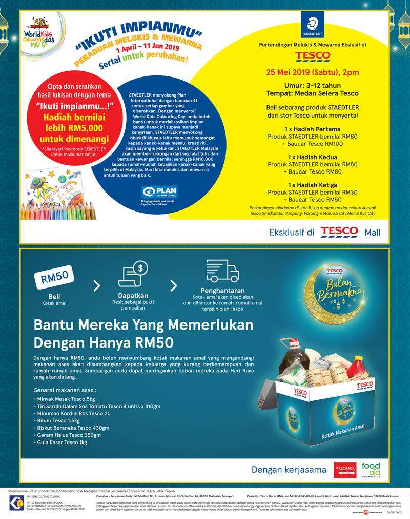 Tesco Malaysia Weekly Catalogue (16 May 2019 - 22 May 2019)