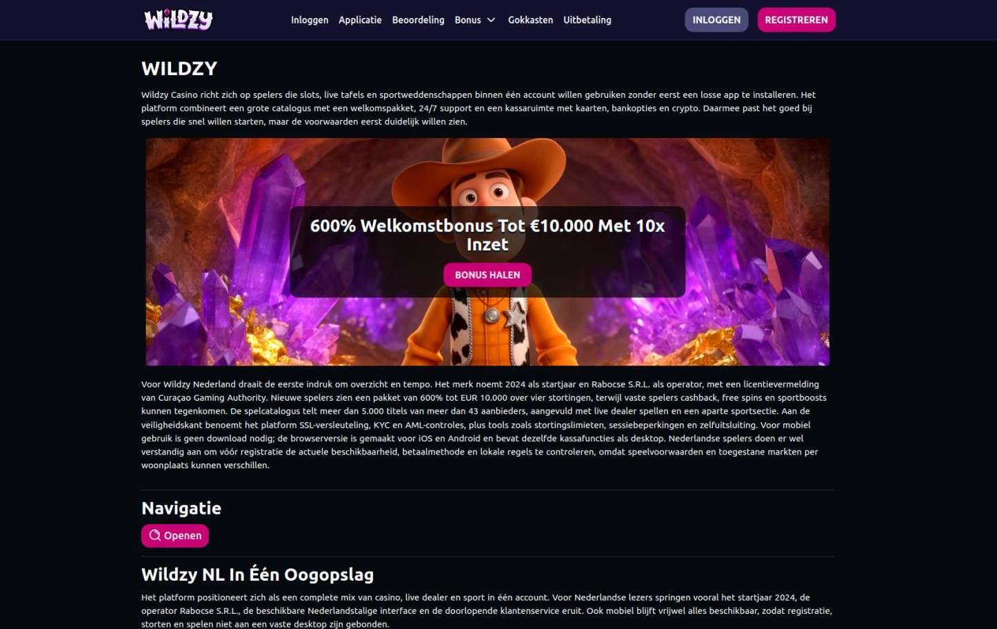 Wildzy Welcome Bonus Terms In The Netherlands: Wagering And Limits Explained