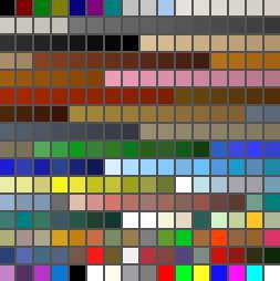 the palette the game modifies