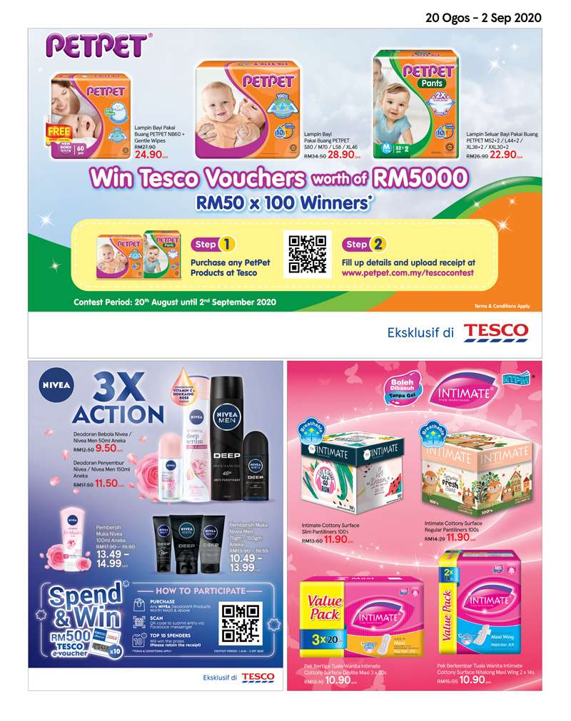 Tesco Malaysia Weekly Catalogue (20 August - 2 September 2020)