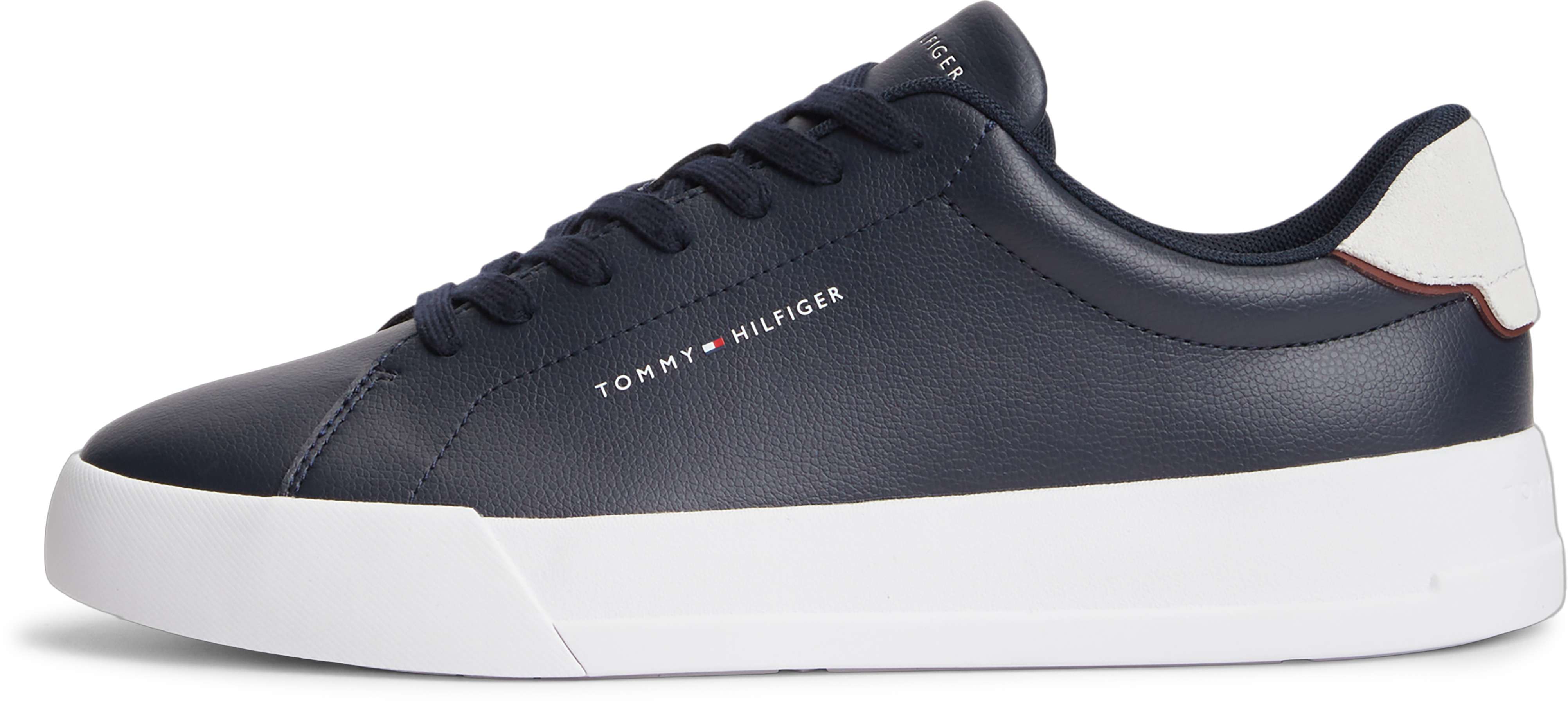Tommy Hilfiger TH COURT LTH DETAIL, DW5 Siyah Erkek Spor Ayakkabı & Sneaker