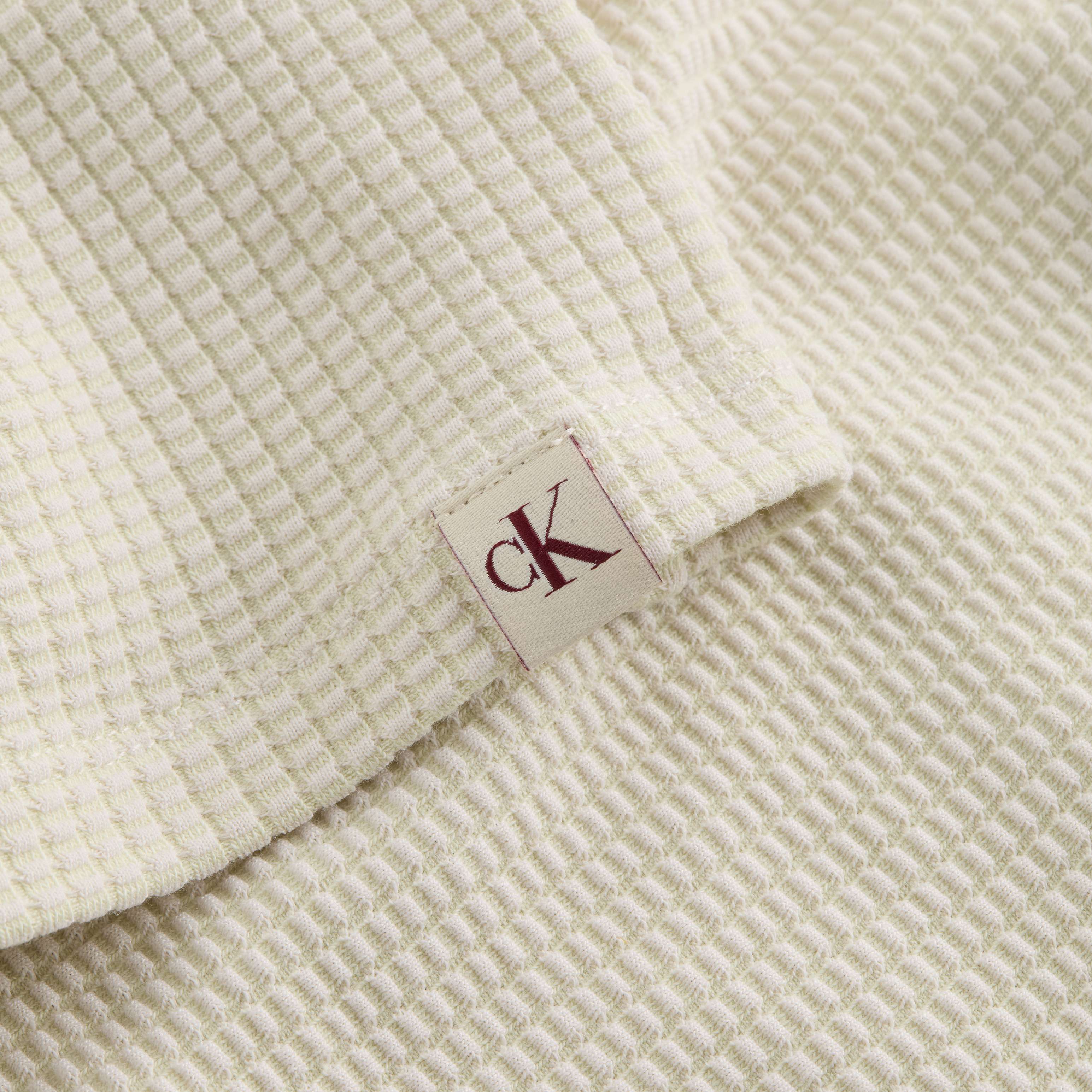 Calvin Klein WAFFLE TEXTURE HALTE, CKS Krem Kadın T-Shirt & Polo