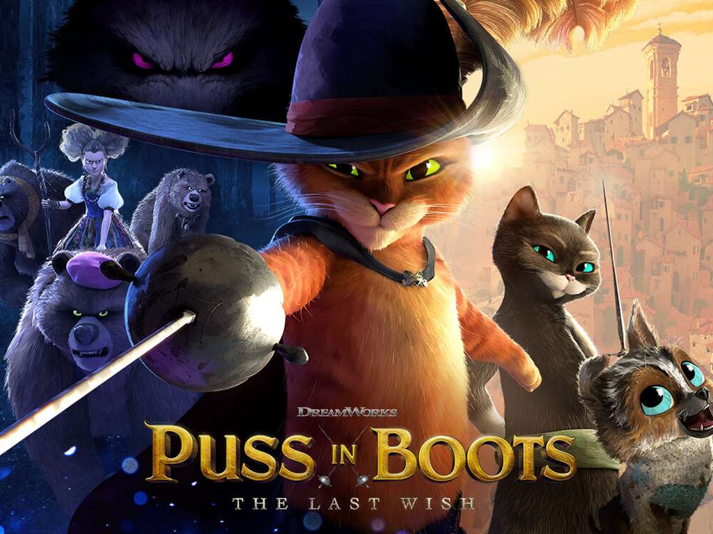 Ο Παπουτσωμένος Γάτος: Η Τελευταία Επιθυμία (Puss in Boots: The Last Wish) Quad Poster