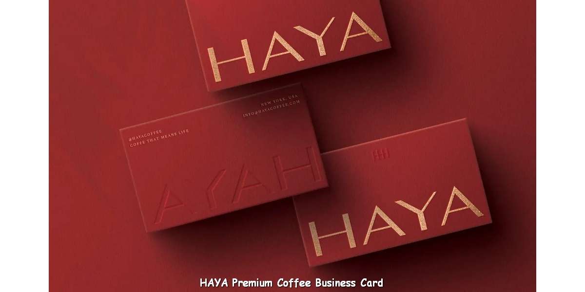 HAYA Premium Coffee Business Card