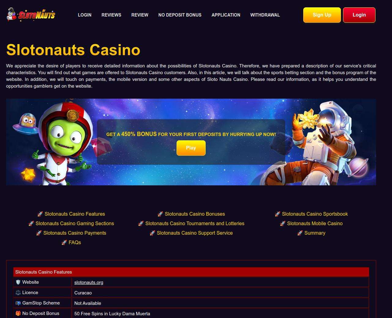 In-Depth Look at the Game Selection and Software Providers on Slotonauts Casino