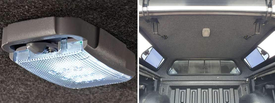 LED INTERIOR LIGHT FOR HARDTOPS and TONNEAU COVERS