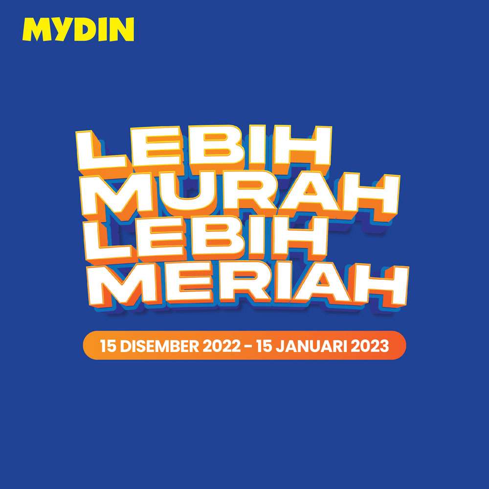 Mydin Catalogue(15 December 2022 - 15 January 2023)