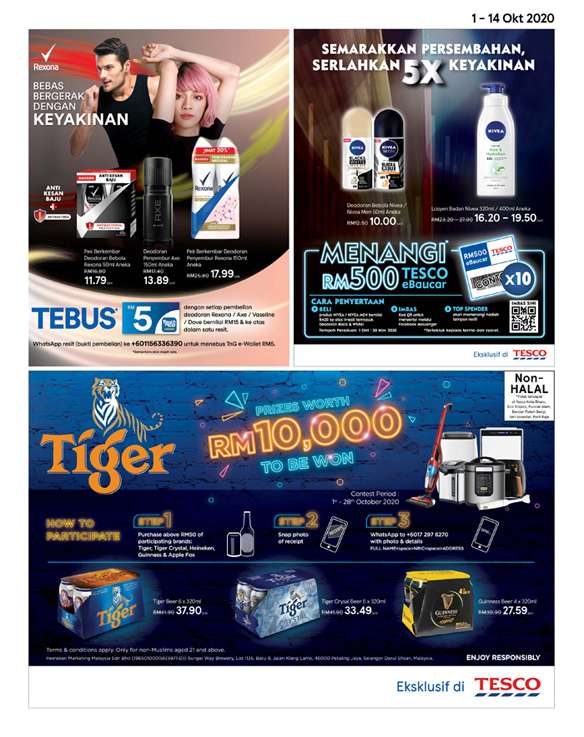Tesco Malaysia Weekly Catalogue (1 October - 14 October 2020)
