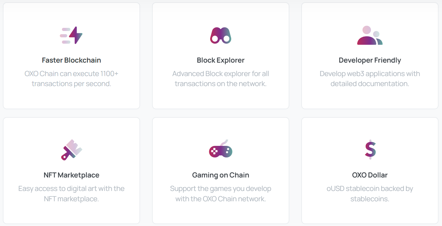 OXO Chain Unique Features 