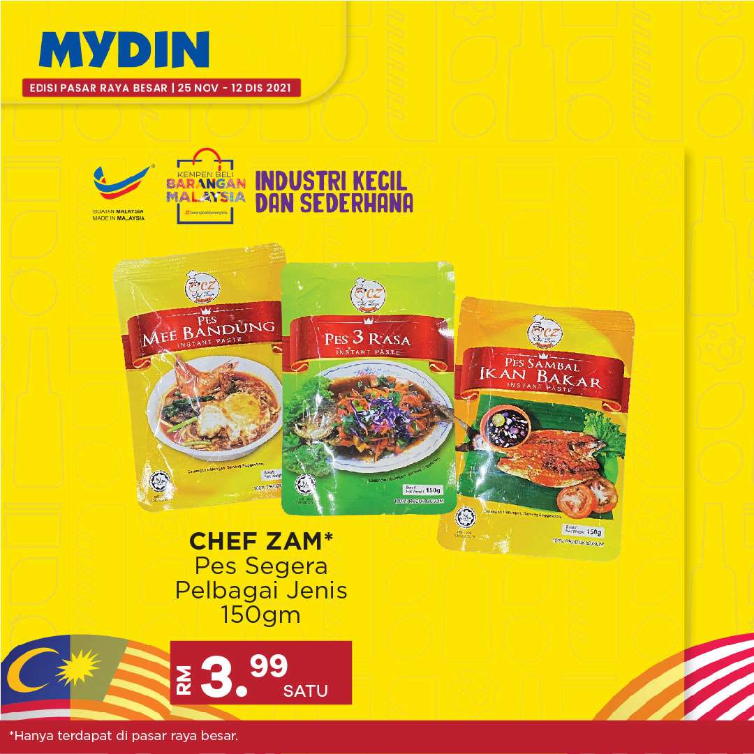 Mydin Catalogue(25 November - 12 December 2021)