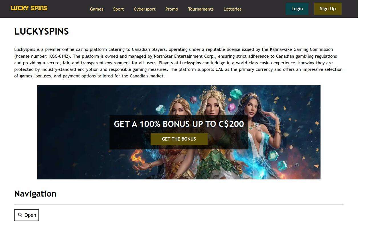 Exploring the live dealer games section at Luckyspins Casino: an overview for Canadian players