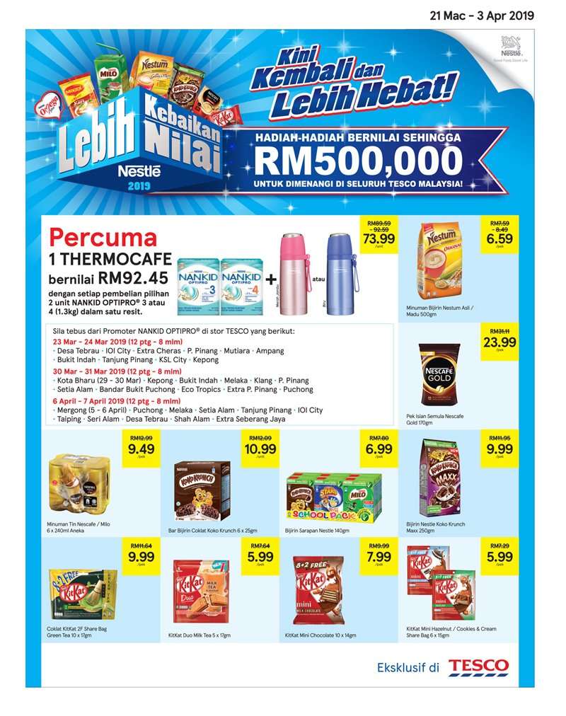 Tesco Malaysia Weekly Catalogue (21 March 2019 - 27 March 2019)