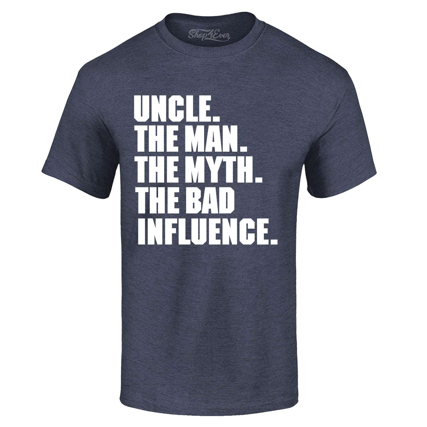 hoodies Uncle Man Myth Bad Influence Funny Shirt Vintage Uncle Shirt Sweatshirt Funny Gift for Uncle uncle birthday gift