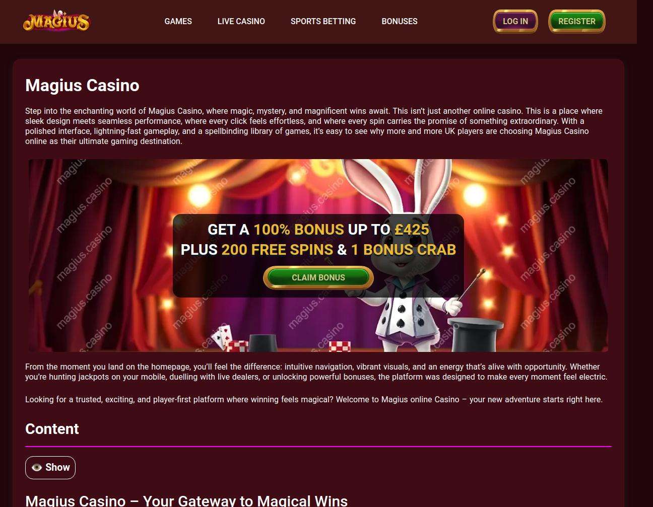 Świat gier w Magius Casino: recenzja popularnych tytułów dla graczy z Polski