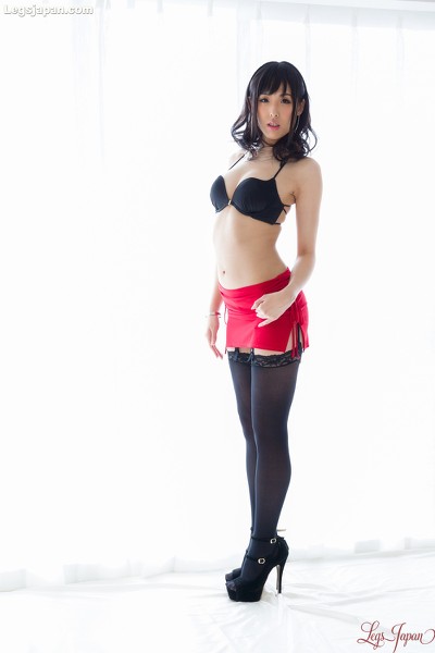 Natsuki Yokoyama - Red Skirt And Stockings 11