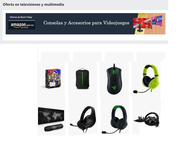 Ofertas accesosios de videojuegos Amazón Viernes Negro 2022