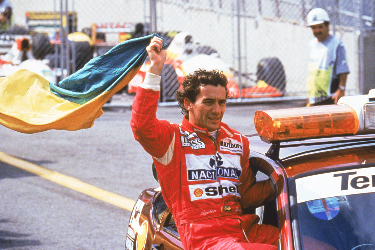 F1 1993 Brasil GP Fiat Tempra Safety Car Ayrton Senna