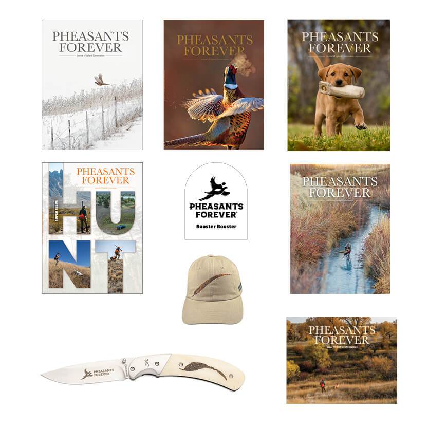 2025 Annual Appeal PF Rooster Booster Membership items