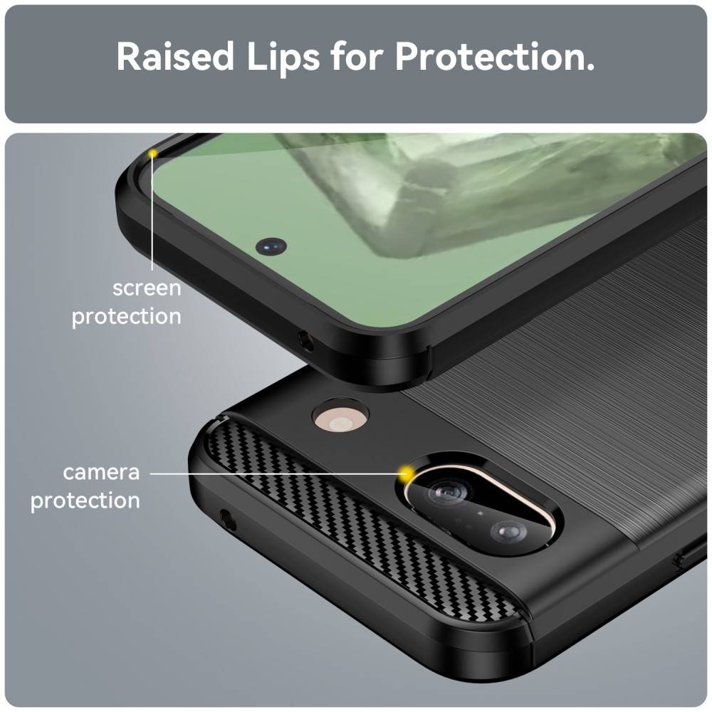 Coque pour Google Pixel 8a - housse etui silicone gel carbone + film ecran - Photo 8 sur 13