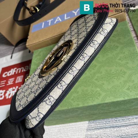 Túi xách Gucci Blondie shoulder bag siêu cấp canvas màu đen size 28cm