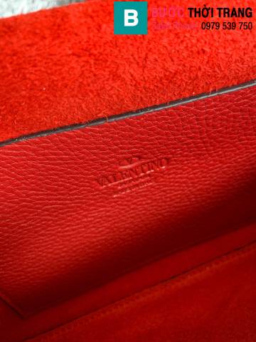 Túi xách Valentino siêu cấp da bò màu đỏ size 22.5cm 