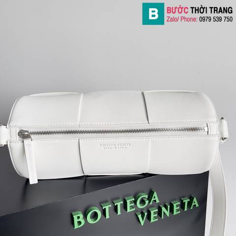 Túi xách Bottega Veneta siêu cấp da bê màu trắng size 31cm 