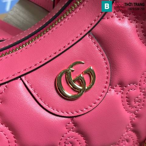 Túi xách Gucci siêu cấp da bê màu hồng size 27cm