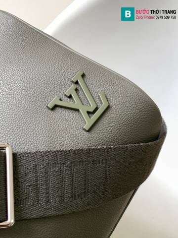Túi xách Louis Vuitton Keepall Bandoulière siêu cấp da bò màu xám size 50cm