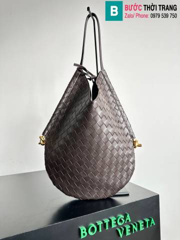 Túi xách Bottega Veneta siêu cấp da bê màu nâu size 29cm 