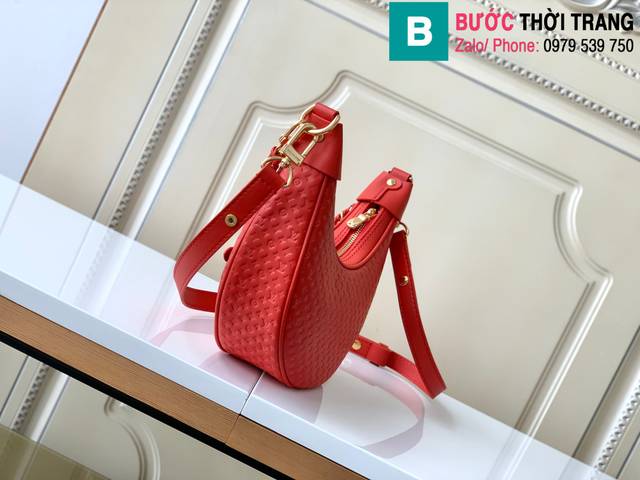 Túi xách Louis Vuitton Loop Baguette Bag siêu cấp da bê màu đỏ size 23cm