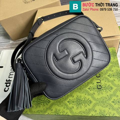 Túi xách Gucci Blondie small shoulder bag siêu cấp da bê màu đen size 21cm