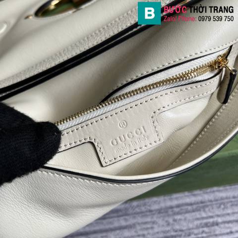 Túi xách Gucci Blondie shoulder bag siêu cấp da bê màu trắng size 28cm