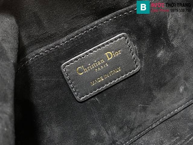 Túi xách Dior Ammi siêu cấp da bê màu đen size 31cm 