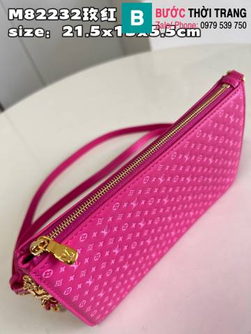 Túi xách Louis Vuitton lexington siêu cấp da bê màu hồng size 21.5cm
