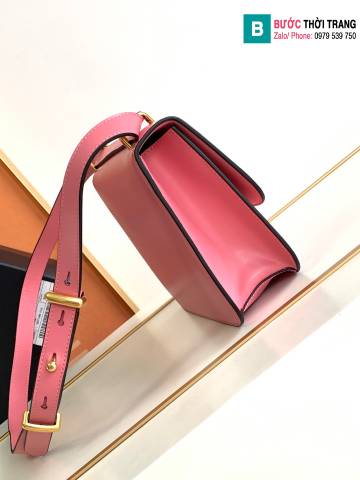 Túi xách Prada siêu cấp da bê màu hồng size 22cm 