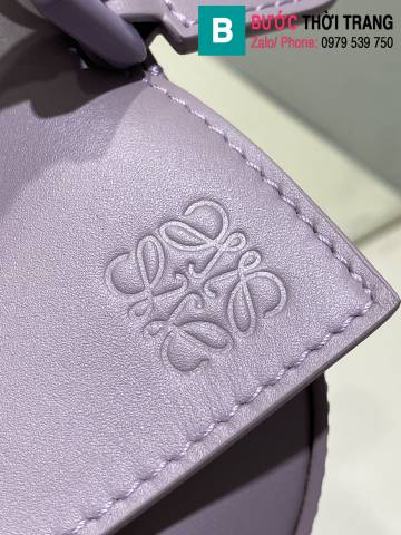Túi xách Loewe siêu cấp da bê màu tím size 24cm 