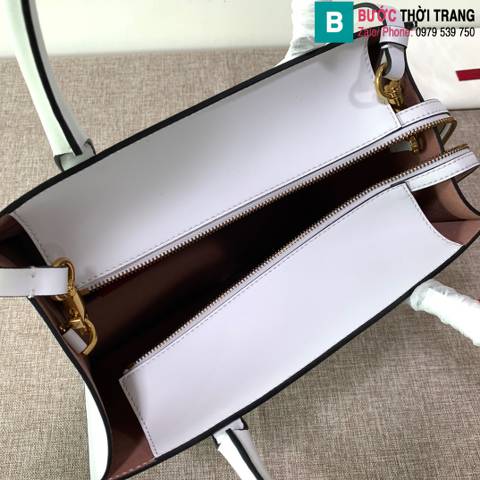 Túi xách Valentino VLOGO Walk siêu cấp da bê màu trắng size 31cm 