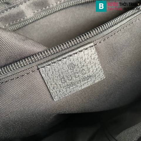 Túi xách Gucci Supreme siêu cấp canvas màu đen size 30cm 