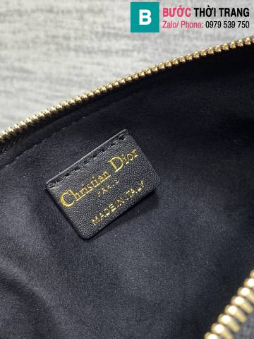 Túi xách Dior Club siêu cấp da cừu màu đen size 27cm