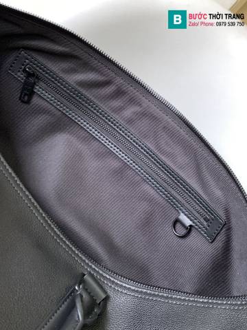 Túi xách Louis Vuitton Keepall Bandoulière siêu cấp da bò màu đen size 50cm
