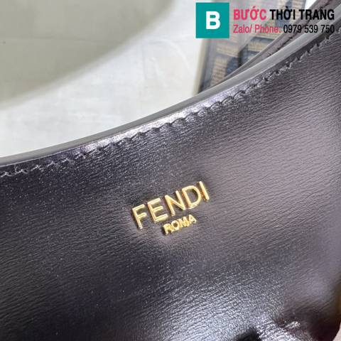 Túi xách Fendi Roma siêu cấp da bê màu đen size 32cm