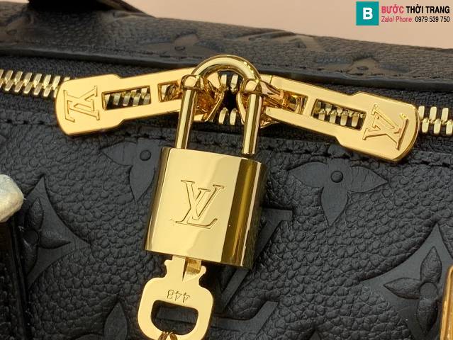 Túi xách Louis Vuitton YK Speedy Bandoulière 25 siêu cấp da bê màu đen size 25cm