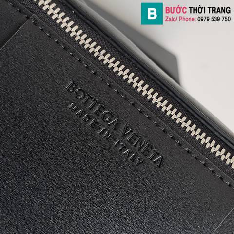 Túi xách Bottega Veneta siêu cấp da bê màu đen size 31cm 