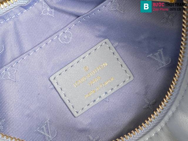 Túi xách Louis Vuitton Over The Moon siêu cấp da bò màu xanh size 27.5cm