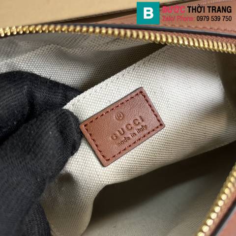 Túi xách Gucci Blondie small shoulder bag siêu cấp da bê màu nâu size 21cm