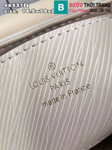 Túi xách Louis Vuitton Twist siêu cấp da epi màu trắng size 19cm