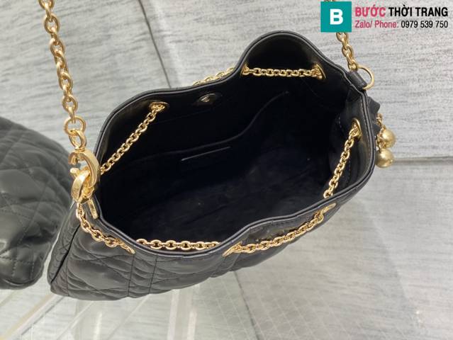 Túi xách Dior Ammi siêu cấp da bê màu đen size 31cm 